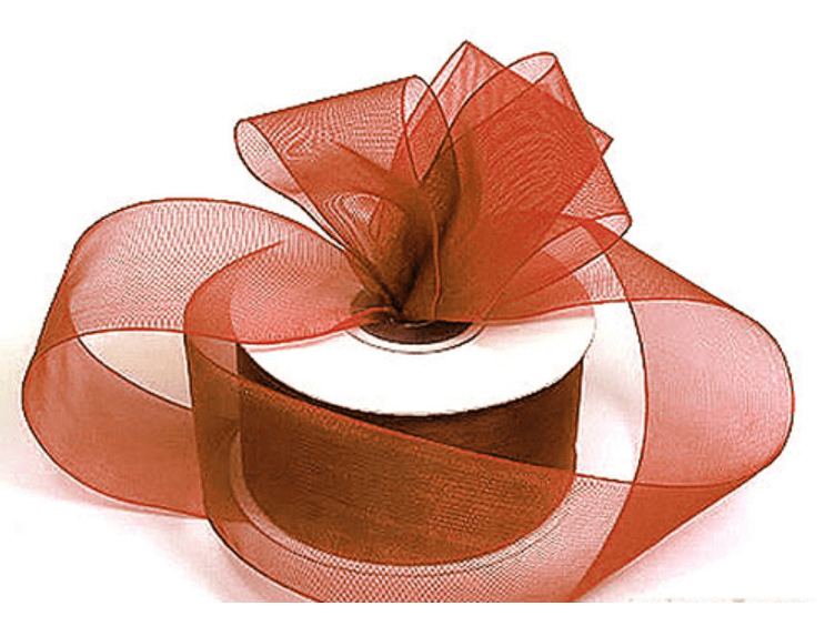 Copper Ribbon Wedding Invitations with Copper Ribbon