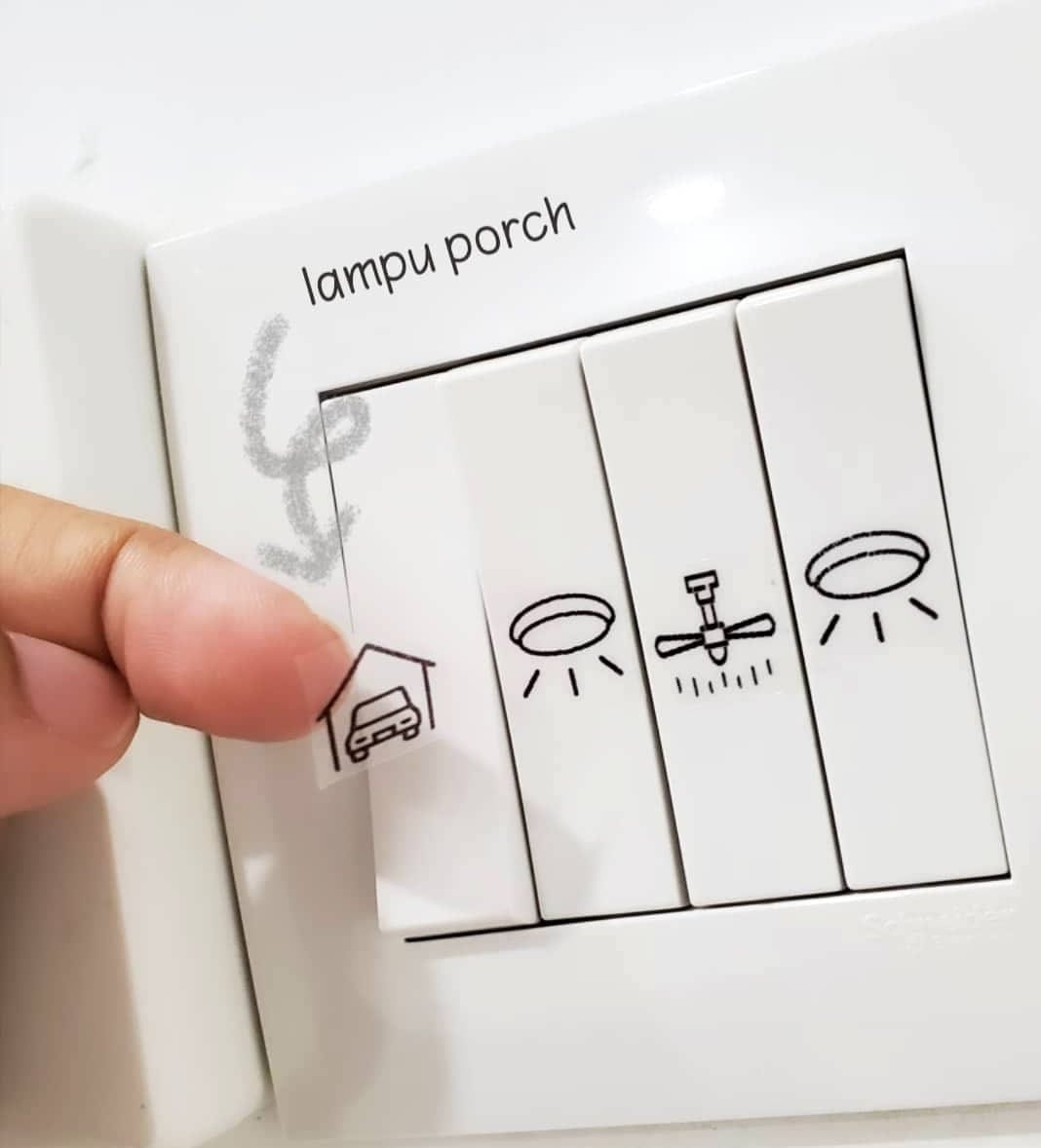 Household Switch Labels Daisydoo