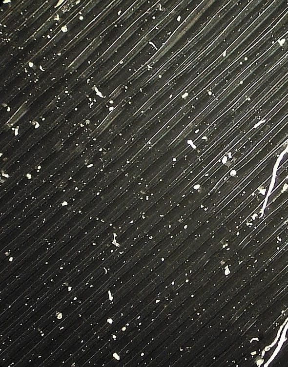 Vinyl Record's Grooves at 1,000x, Using an Electron Microscope DAK