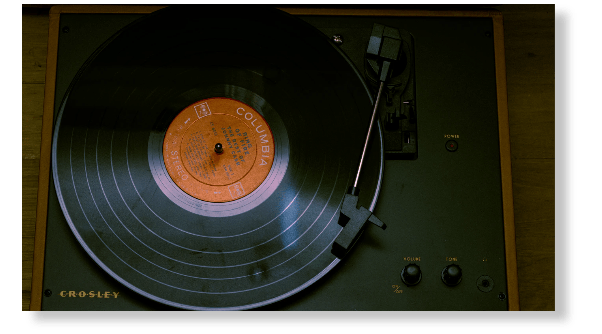 Vinyl Record Grooves Magnified 1,000x DAK Industries