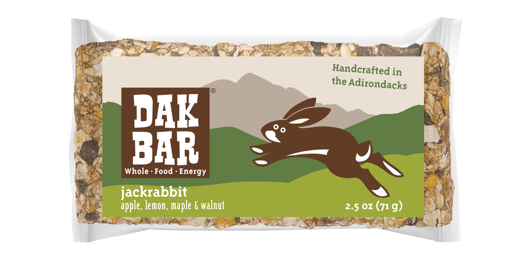 Jackrabbit Bar Dak Bar Gourmet Handcrafted Energy Bars in the
