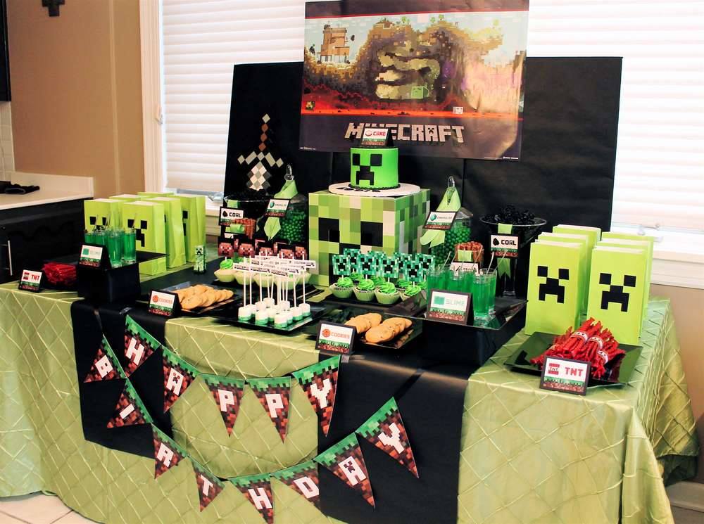 Fiesta infantil Minecraft Dale Detalles