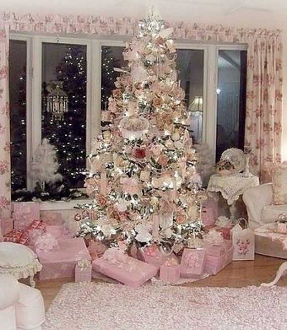 Decoración navideña en rosa Dale Detalles