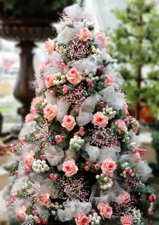 Decoración navideña en rosa Dale Detalles