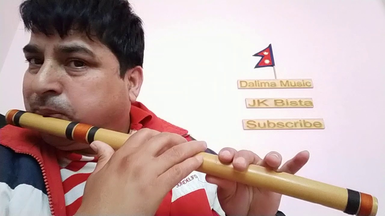 Hindi song on flute tutorial no 2 ( C flute ) Dalima Music