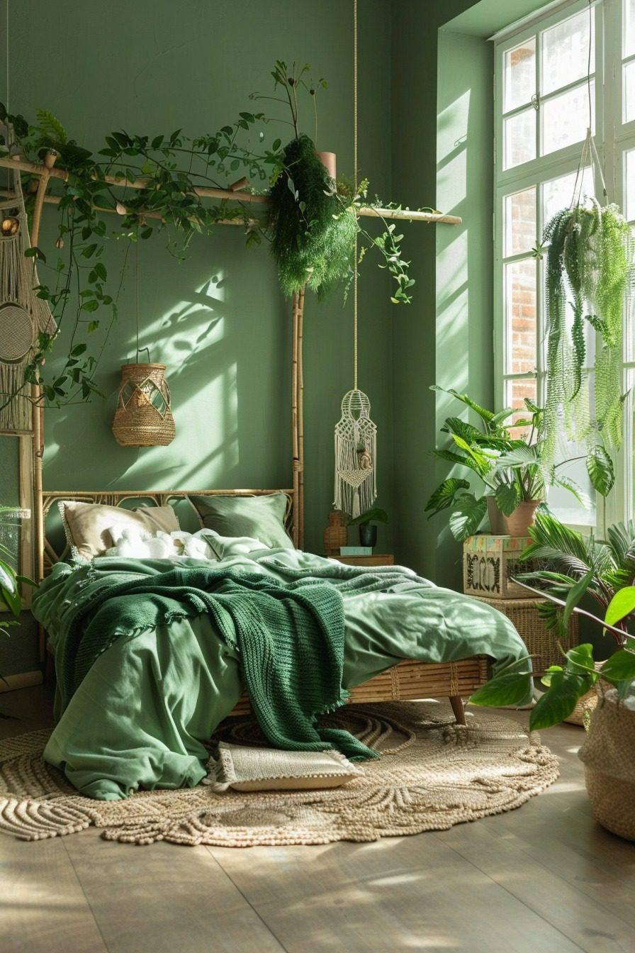 29 Green Boho Bedroom Ideas