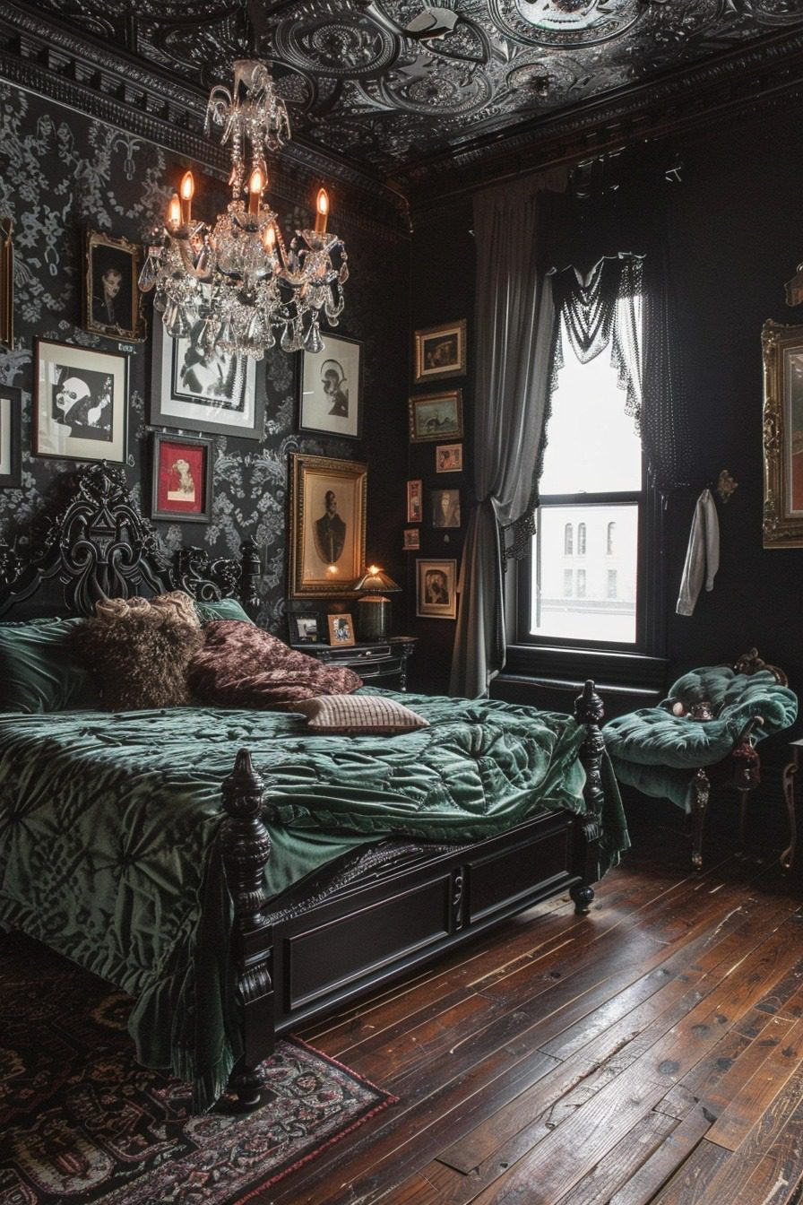 29 Goth Boho Bedroom Ideas To Unleash Your Mysterious Side