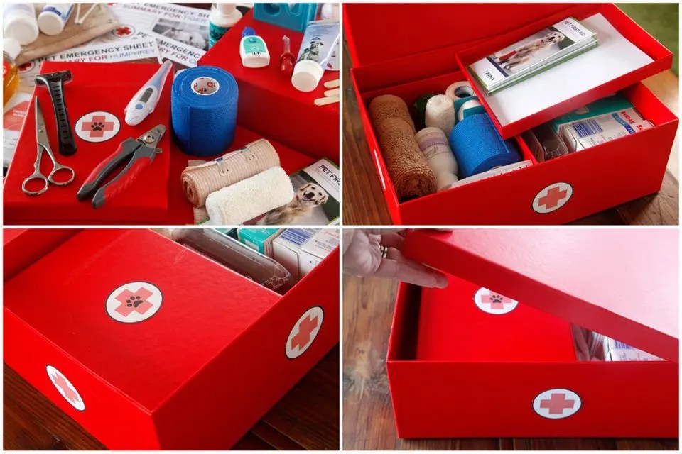 Diy First Aid Kit Box Diy Lunchbox First Aid Kit Little Vintage