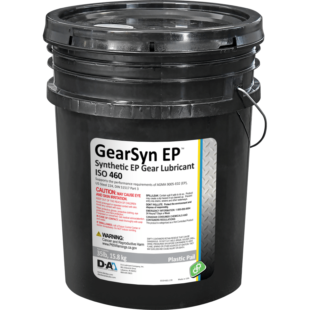 GearSyn EP™ Synthetic Gear Oil ISO 460 Products Gear Lubricants D