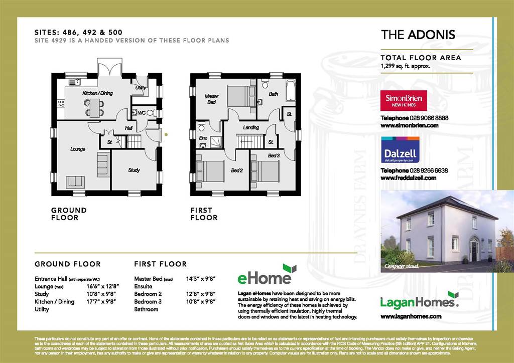 Charlestown Hall, at Draynes Farm, Glenavy Road, new homes for sale in