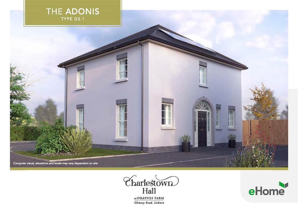 Charlestown Hall, at Draynes Farm, Glenavy Road, new homes for sale in