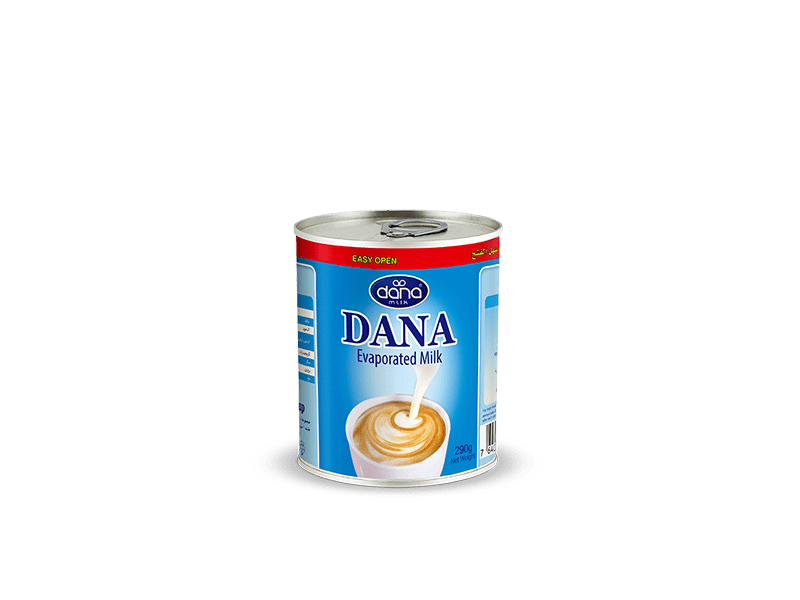 DANA Dairy DANA Evaporated Milk, Unsweetened Condensed Milk Tins Fat