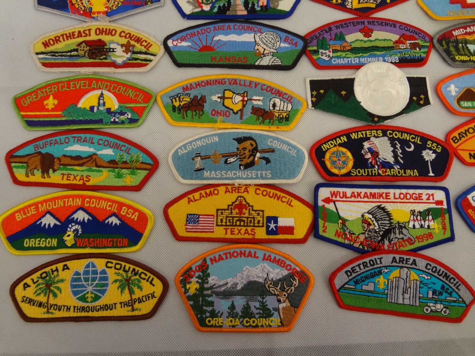 Lot Detail (73) Boy Scout Council Patches