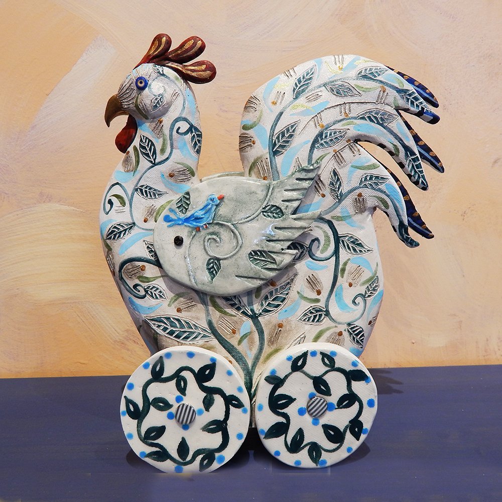 Rooster Art Toy - Dana Simson Design