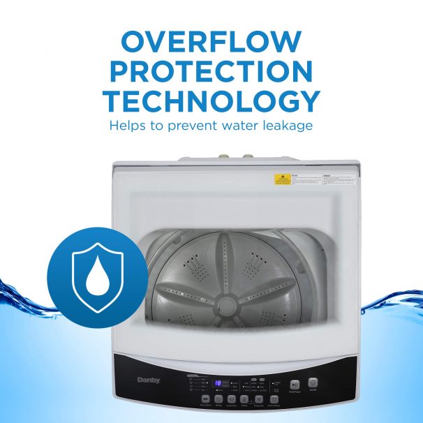 DWM12C1WDB6 Danby Compact 3.0 cu. ft. White Top Load Washing Machine