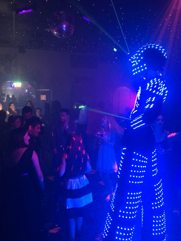 Hora Loca LED shows, LED Glow Shows, LED Women Dancers