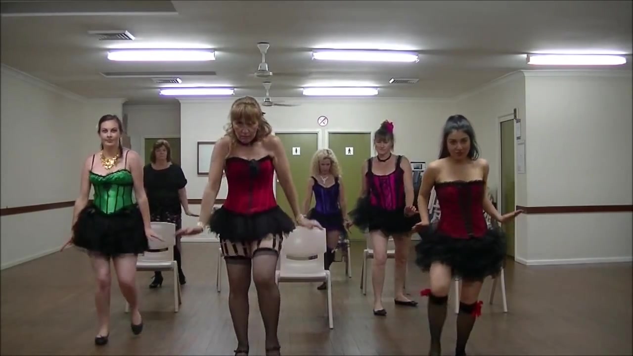 Burlesque Troupe Chair Choreography