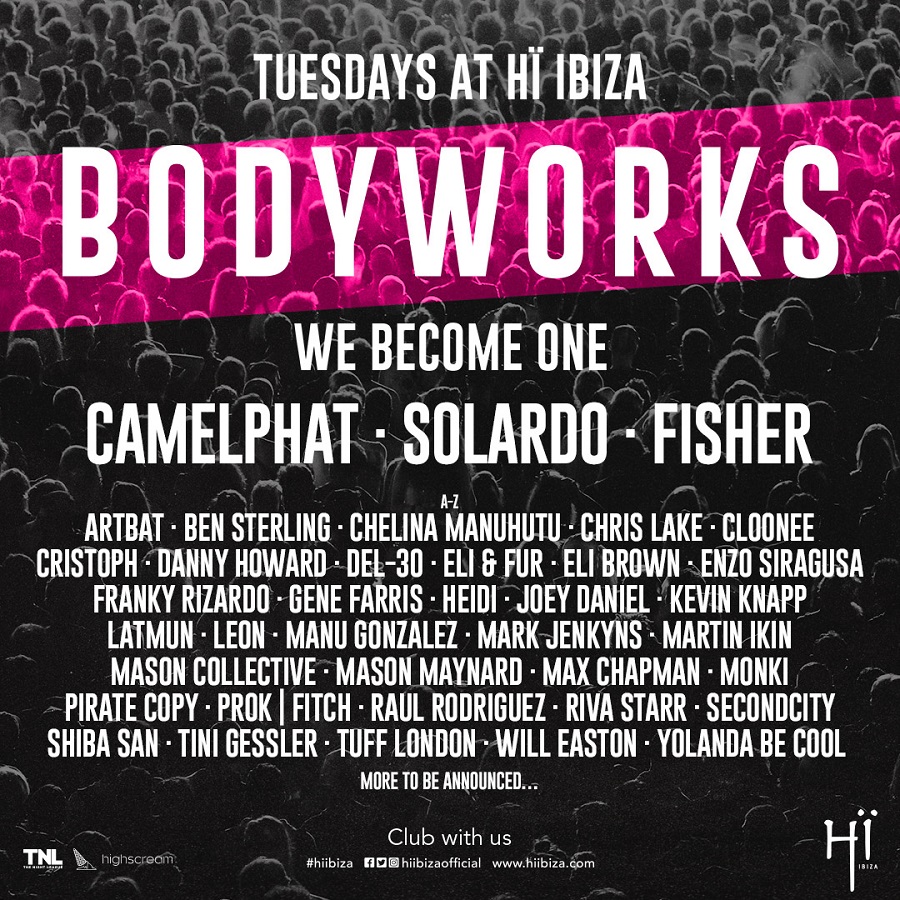 Hï Announces Camelphat, Solardo & Fisher's Bodyworks Season