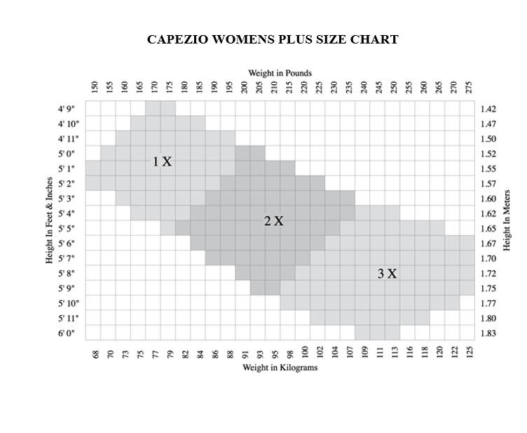 CAPEZIO SIZE CHART – Dancewear by Lana