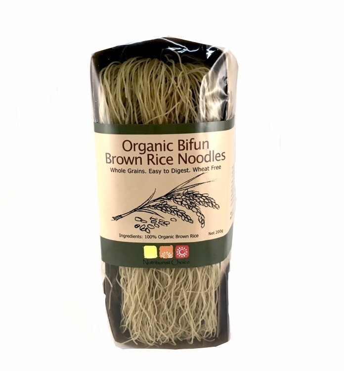 Nutritionist Choice Organic Bifun Brown Rice Noodles 200g Dancing Leaf