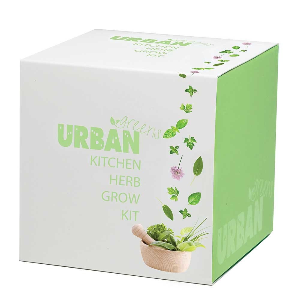 Urban Greens Kitchen Herbs Grow Kit Dancing Leaf