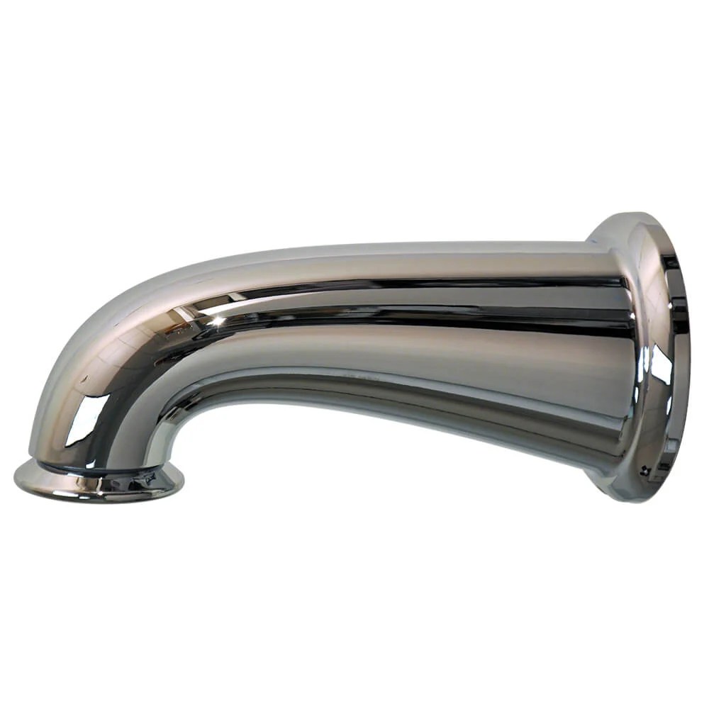 8 in. Decorative Tub Spout with Pull Down Diverter in Chrome Danco