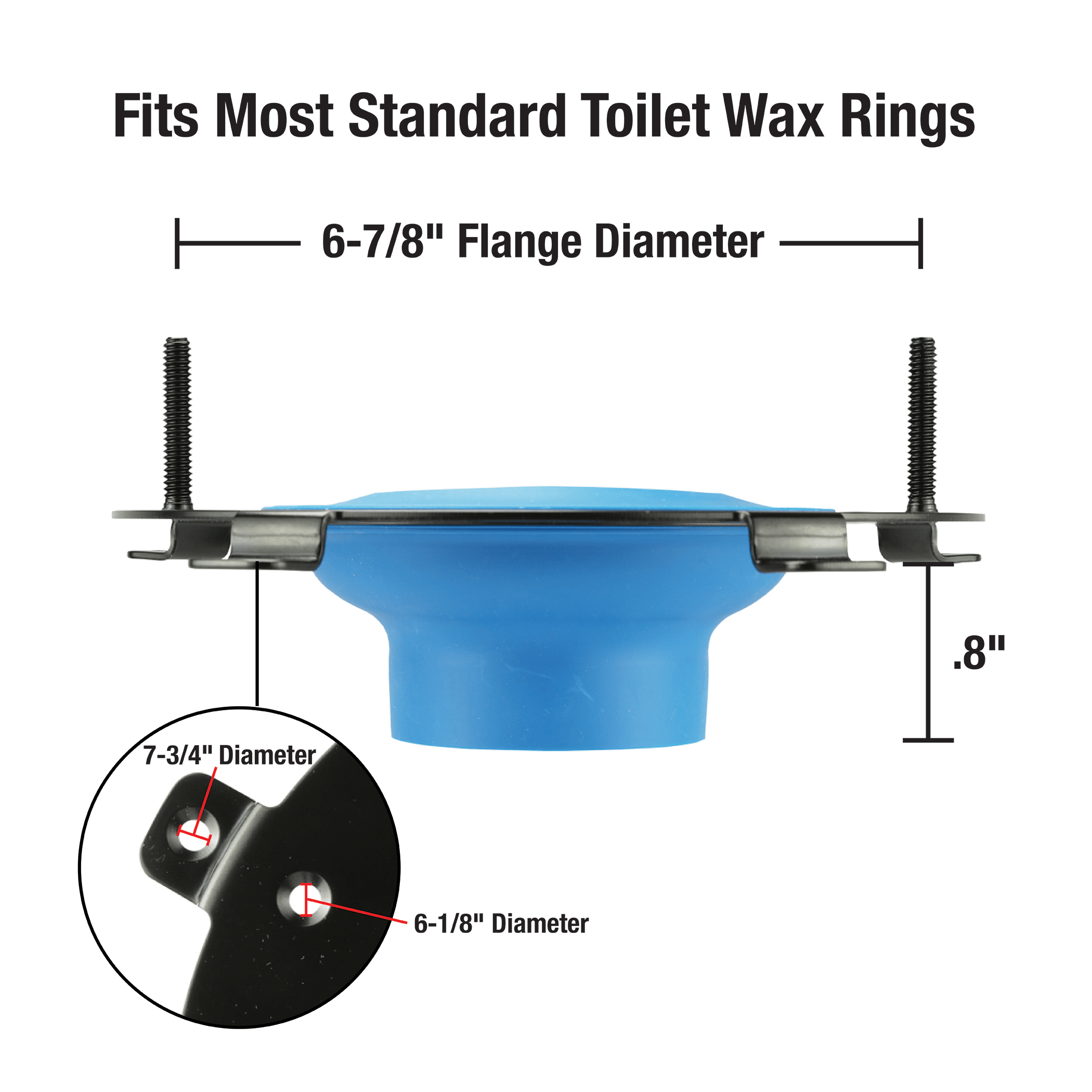 HydroSeat Toilet Flange Repair Plumbing Parts by Danco