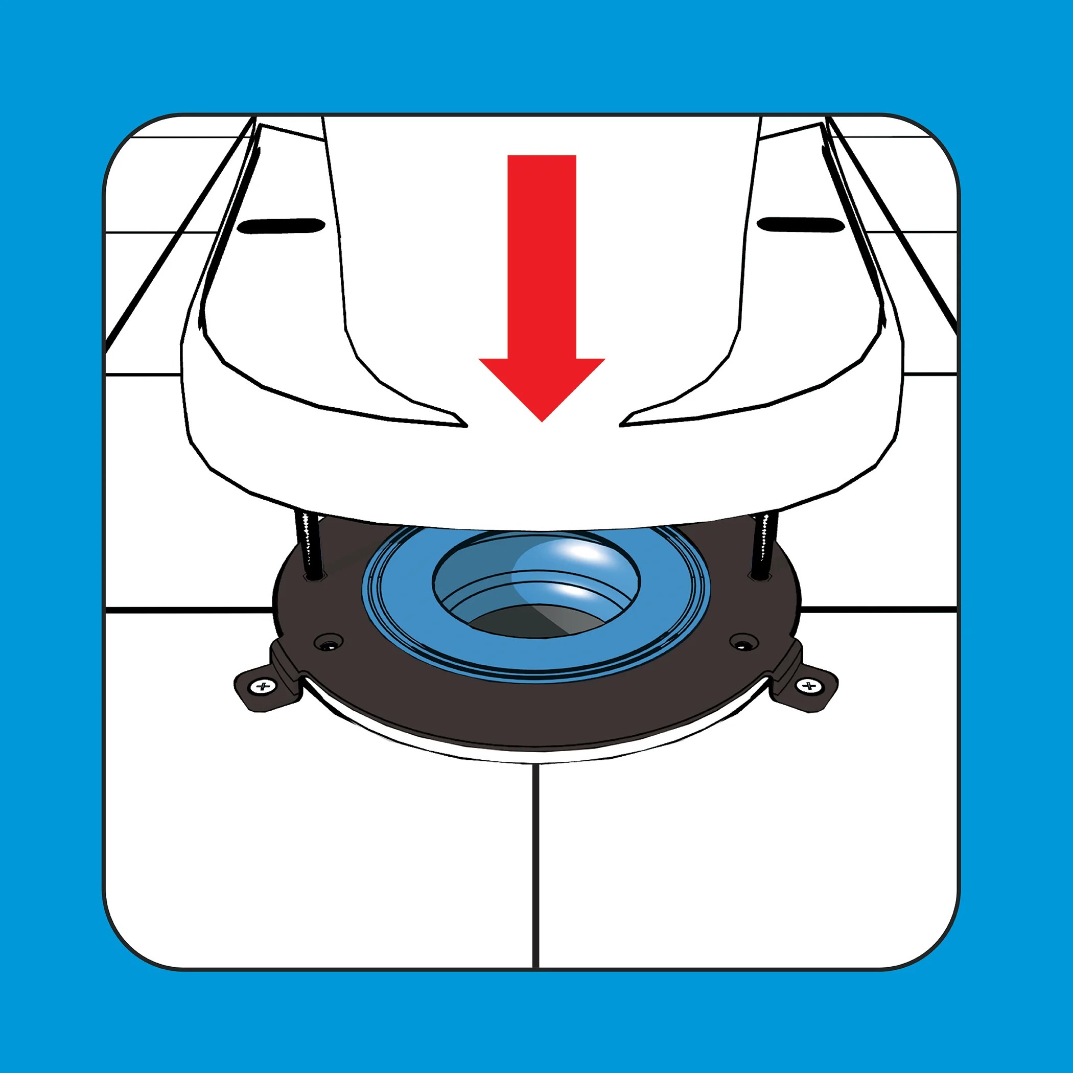 HydroSeat Toilet Flange Repair Danco