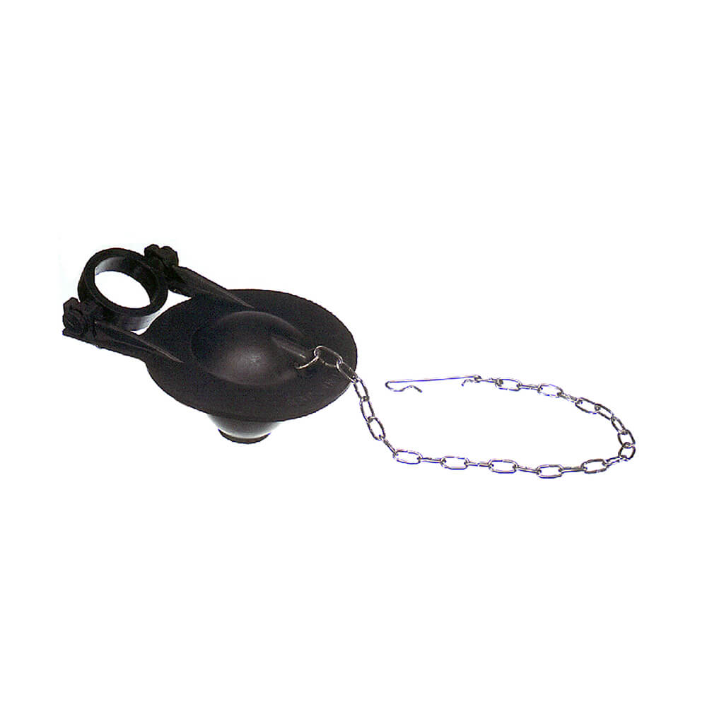 Universal Toilet Tank Flapper with Adapter Plumbing