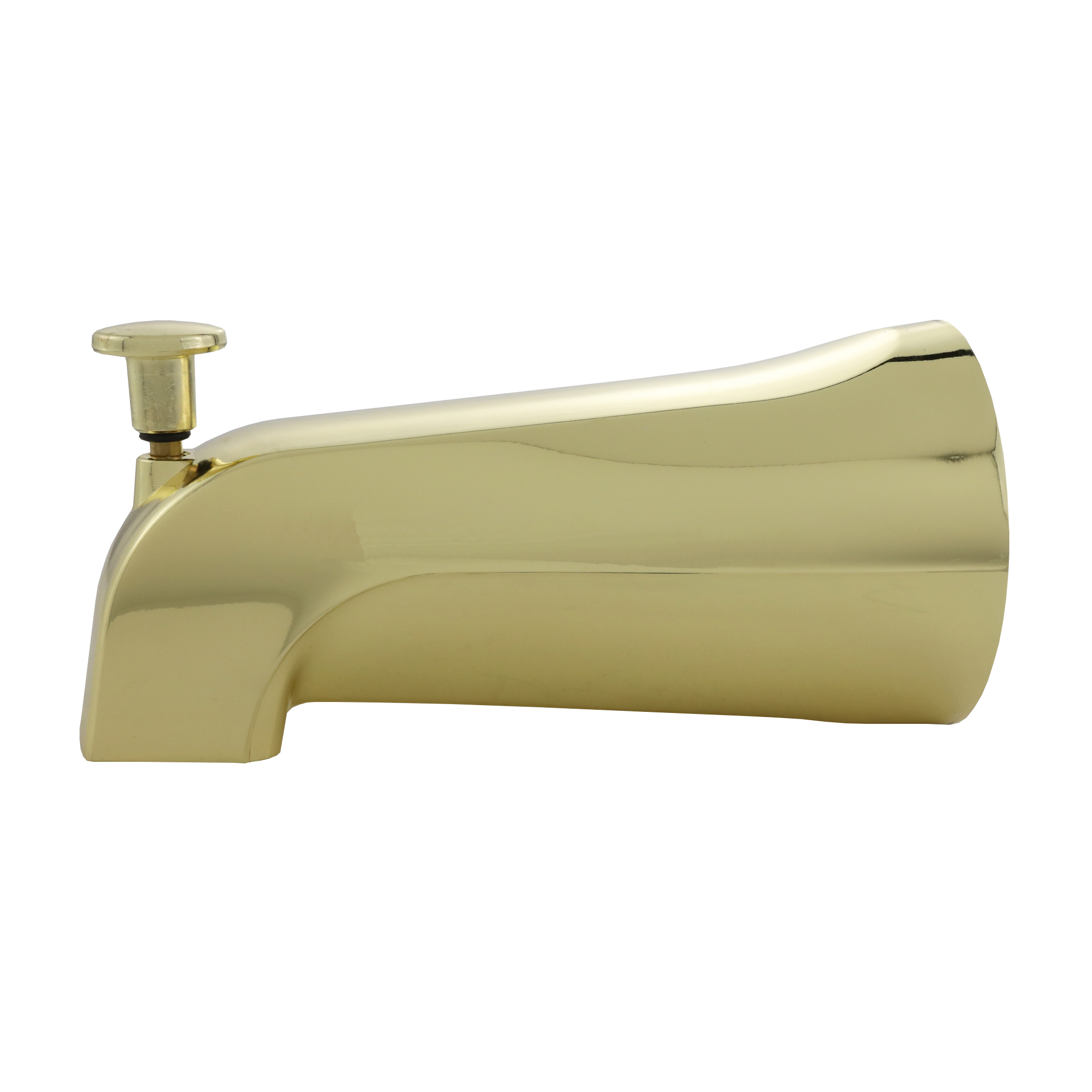 Diverter Tub Spout in Polished Brass Danco