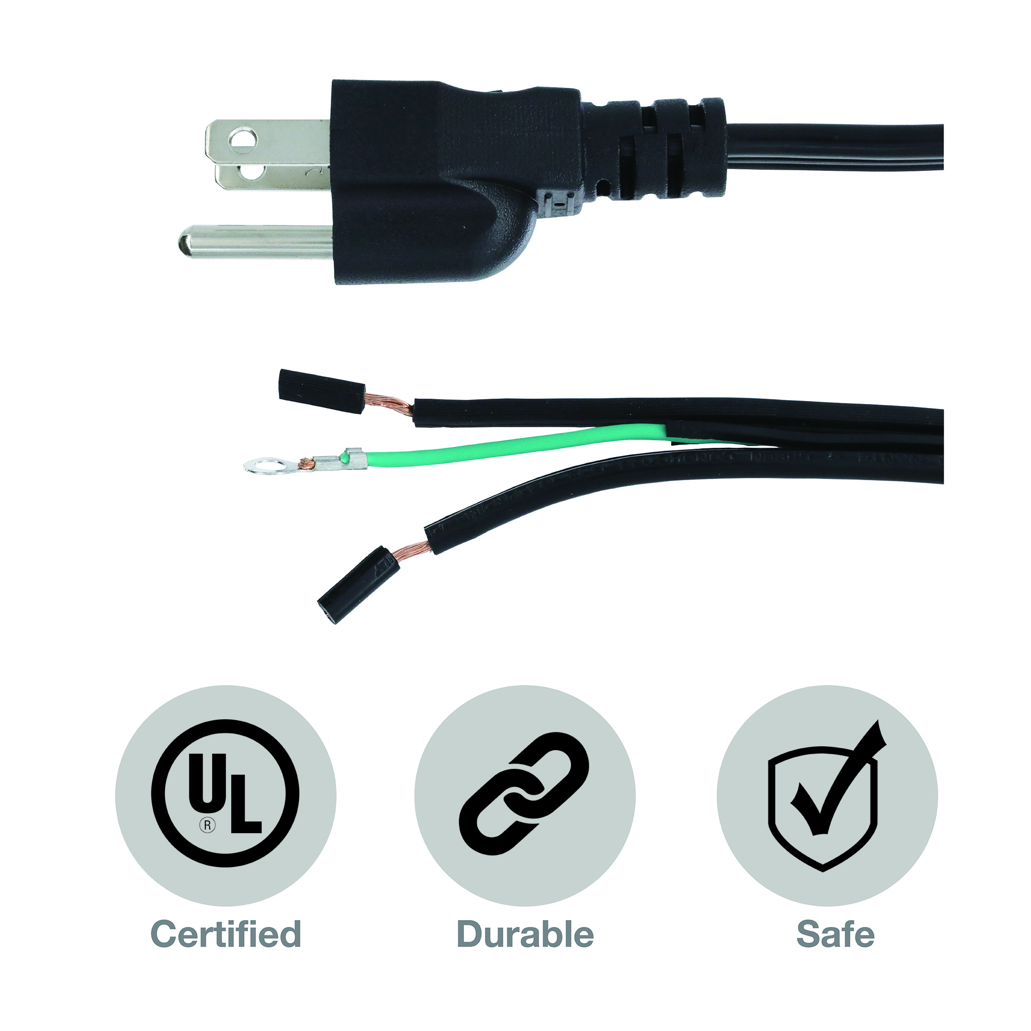 3 ft. Garbage Disposal Power Cord Installation Kit - Danco