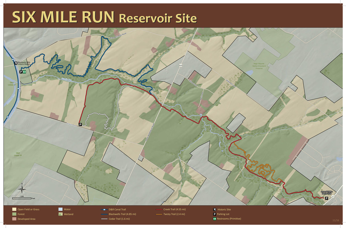 Mile Run Map