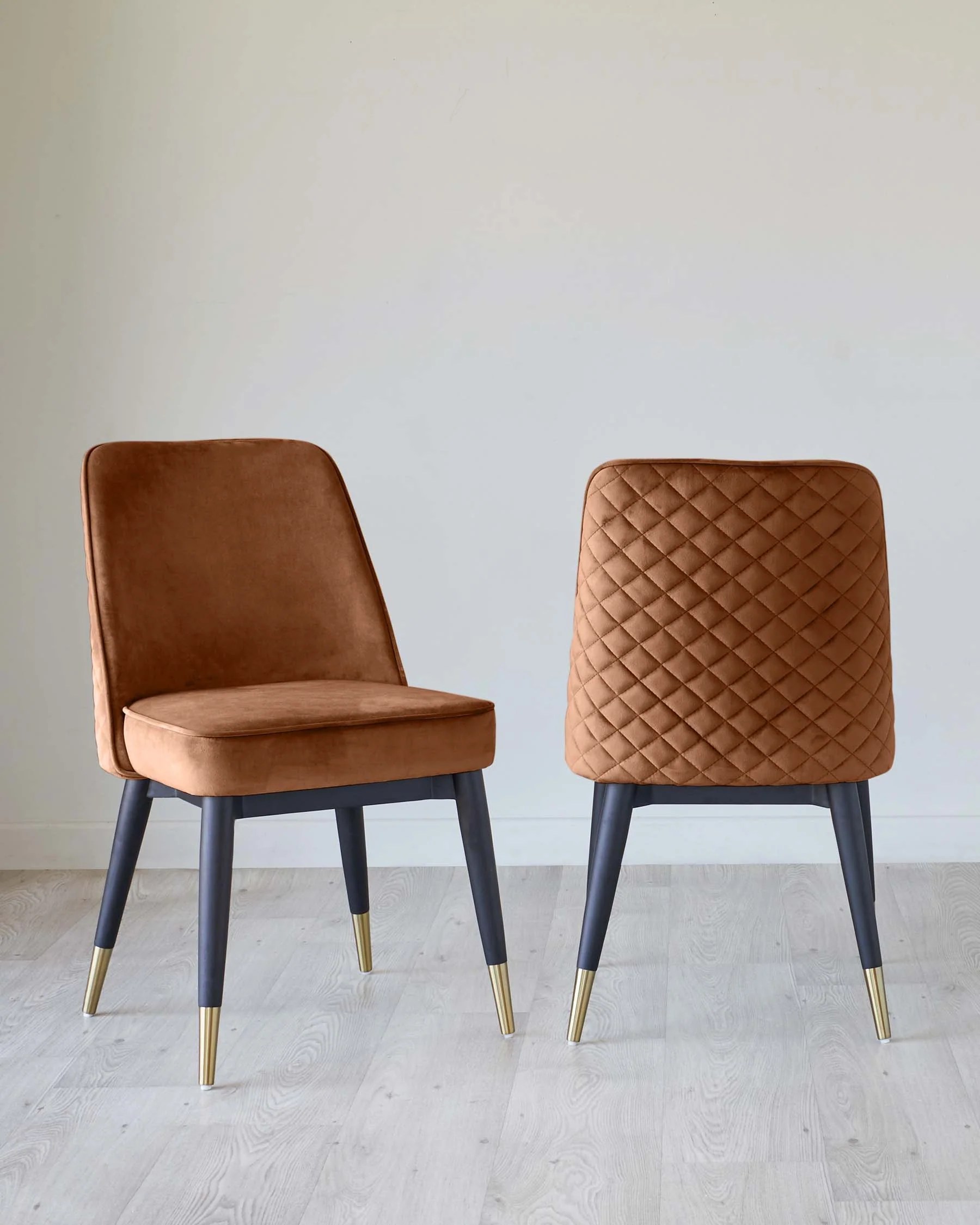 Mae Rust Velvet Dining Chair