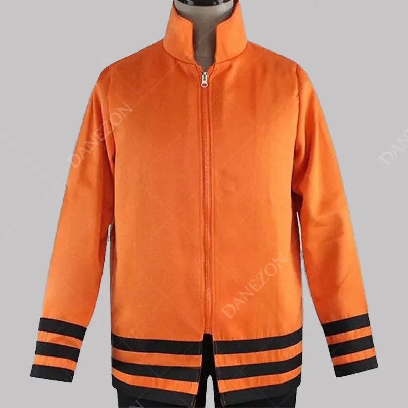 Anime Naruto Uzumaki 7th Hokage Orange Jacket