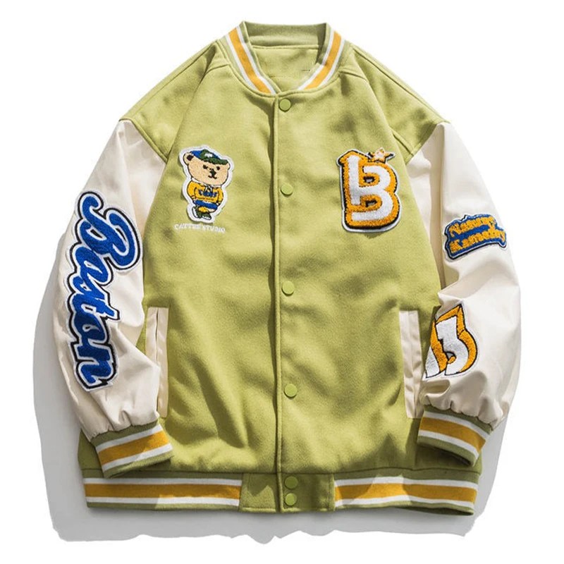 Trendy Boston Varsity Jacket Danezon