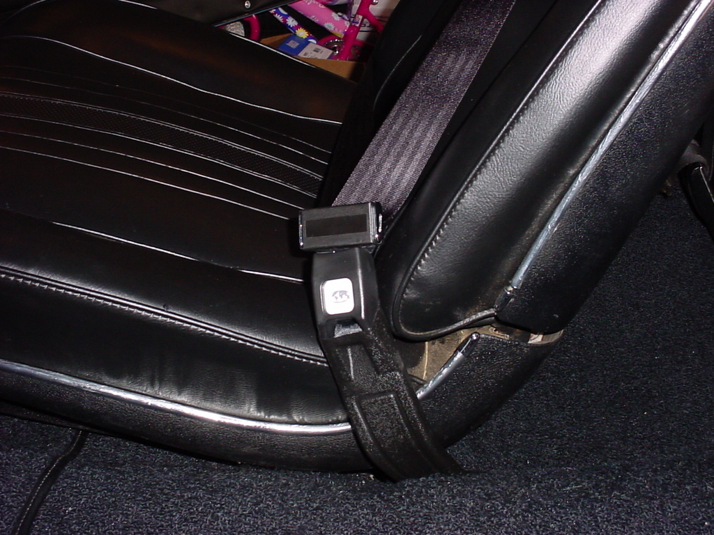 3point seat belts installed