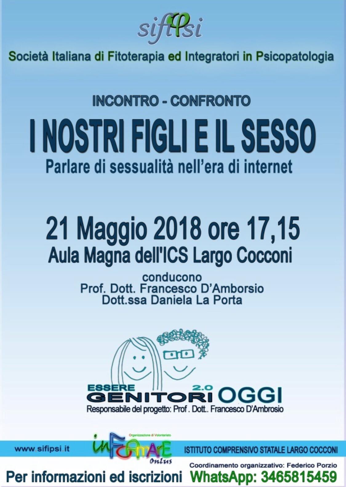 I Nostri Figli e il sesso Daniela La Porta Psicologa