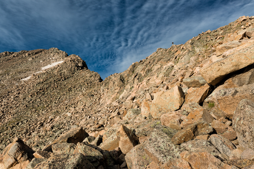 Elliott on Sawtooth Ridge, 2. Colorado, 2014 (Can you spot him?) The Photography Blog of