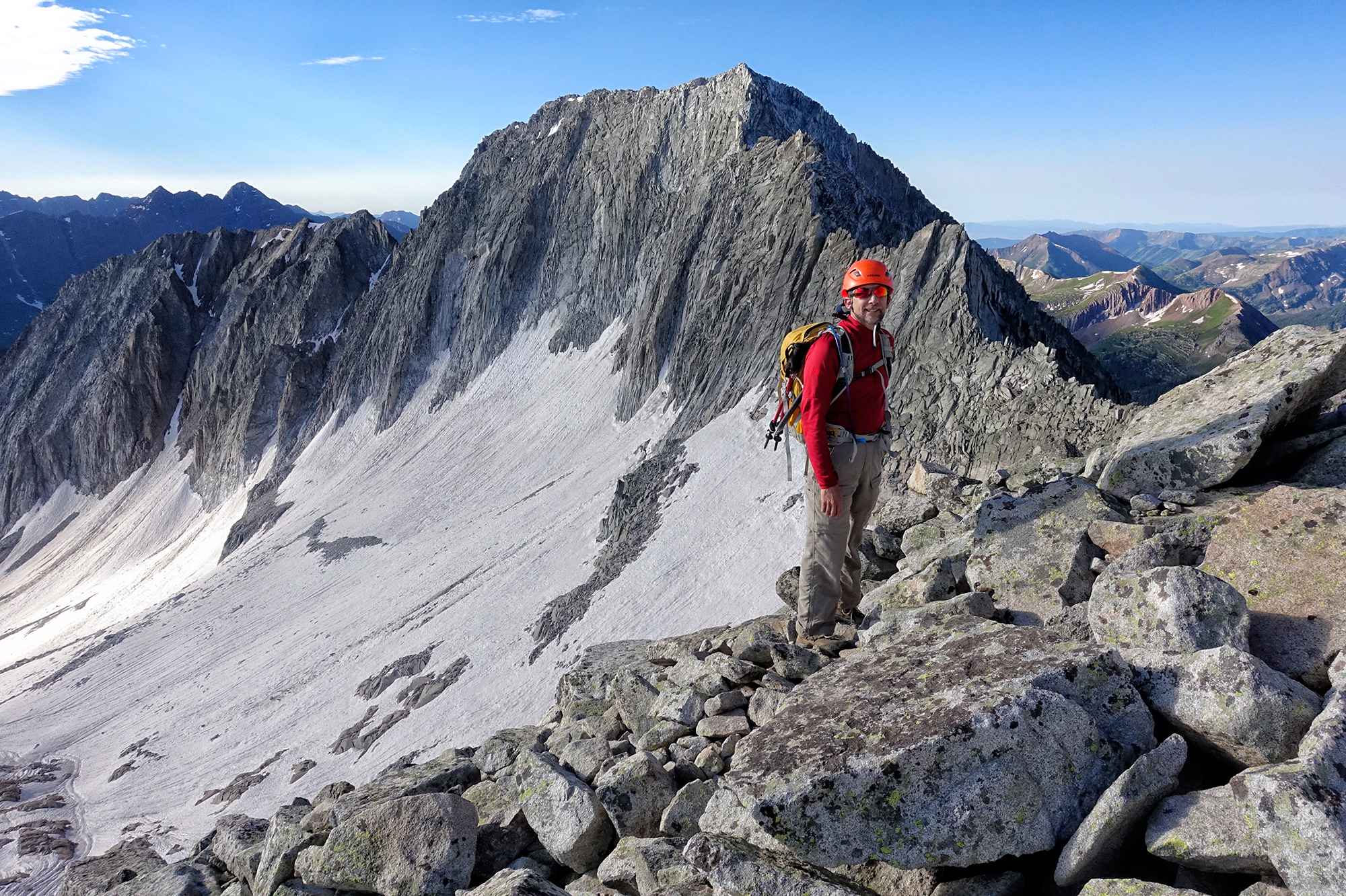 On the Summit Ridge. Snowmass Mountain, Colorado, 2016 The Photography Blog of Daniel Joder