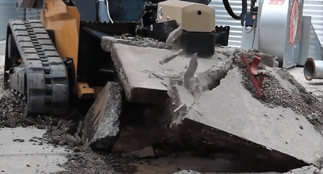 The Beak Fork Grapple Skid Steer Attachment Daniel Mfg. Inc.