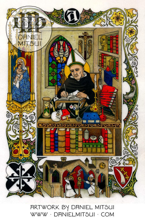 ST. ALBERT DRAWING by DANIEL MITSUI