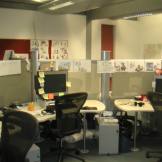 My desk at Ealing Studio.