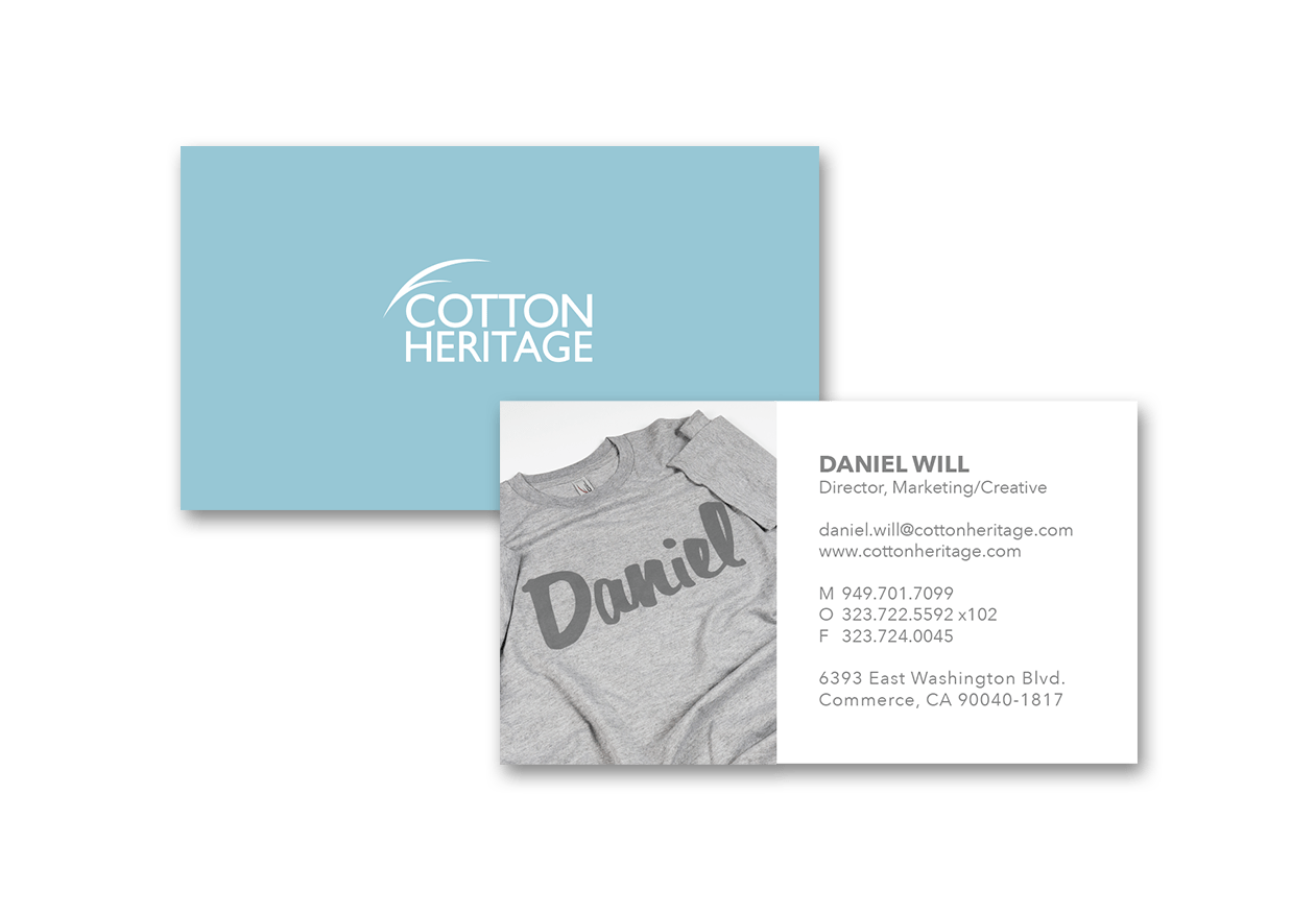 Cotton Heritage Daniel Will Creative Director