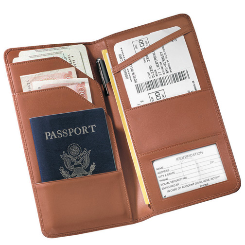 Personalized Leather Passport & Travel Wallets from Dann, Engraving