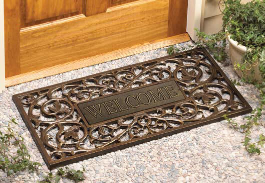 Personalized Cast Iron Doormats from Dann, True Luxury ! your