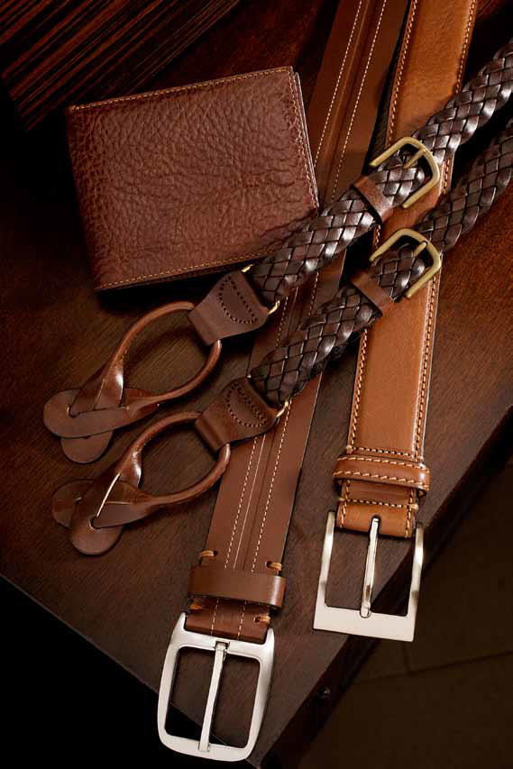Trafalgar Leather Braces from Dann Clothing Trafalgar's Limited All
