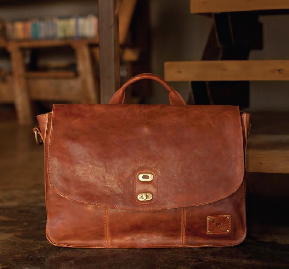 Will Leather Goods Messenger BagsMonogrammed for Free from Dann Clothing, Intl Shipments