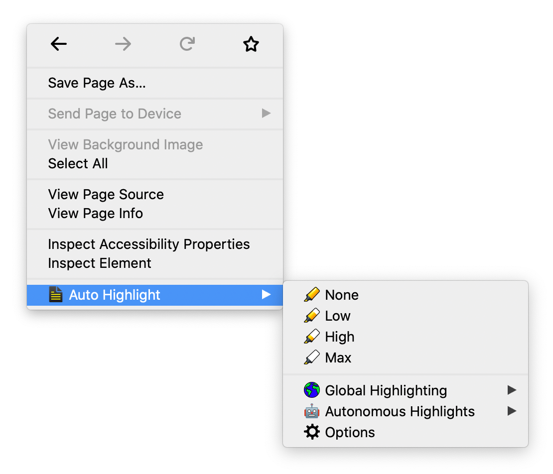 browser extension Daniel's Assorted Musings