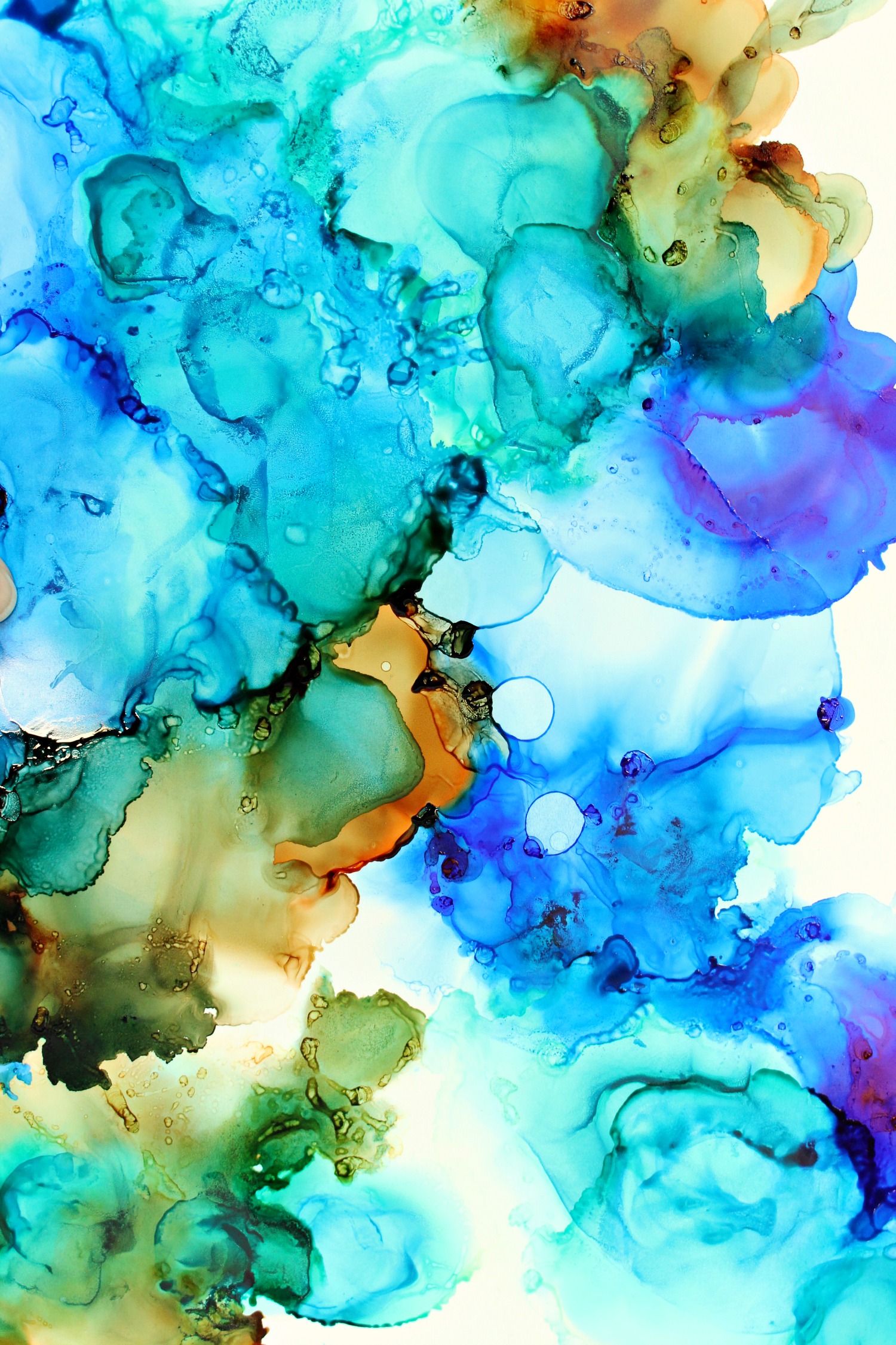 Easy DIY Alcohol Ink Art Tutorial Dans le Lakehouse