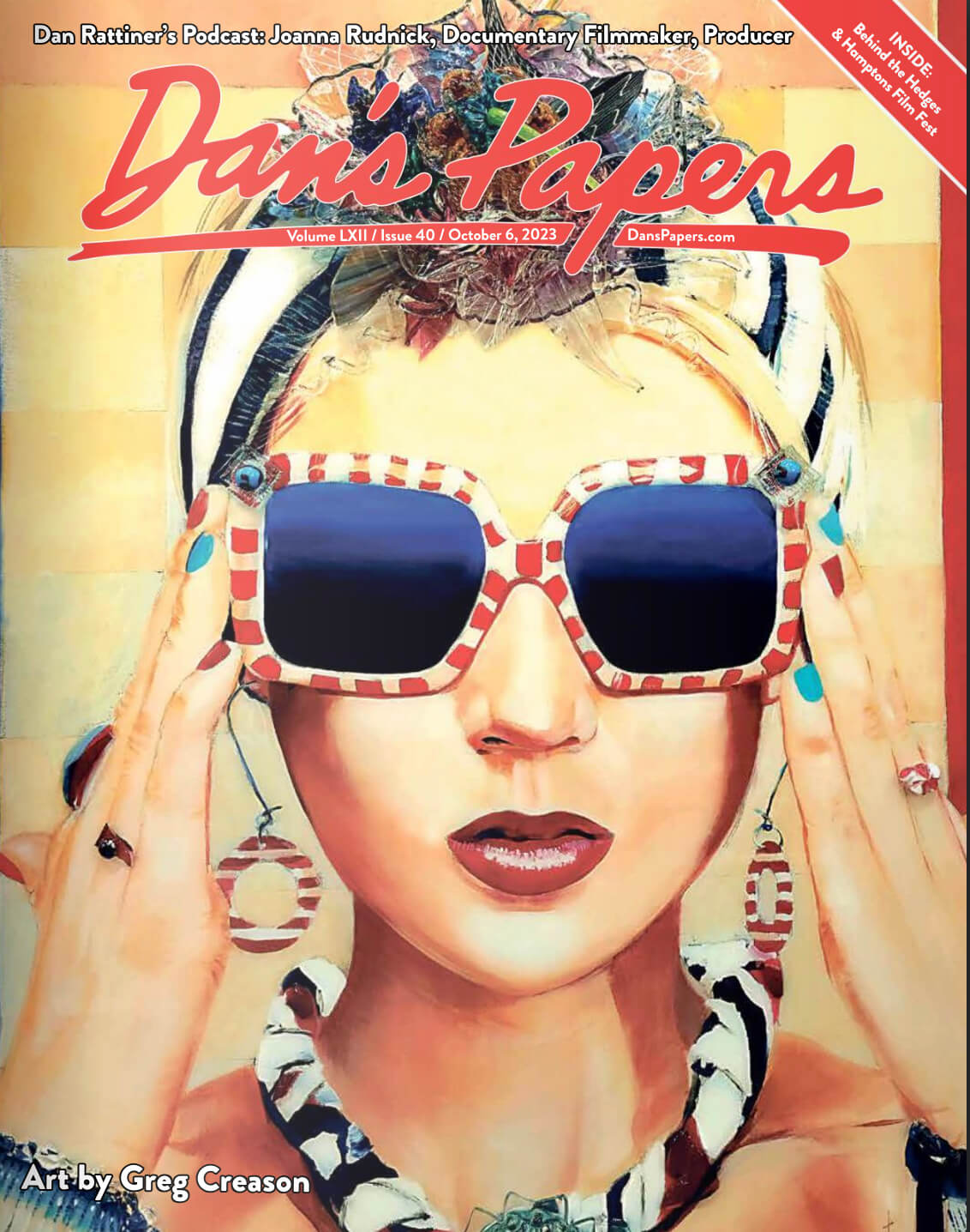 Dan's Cover Artist Greg Creason Captures the 'Hamptons Lady'